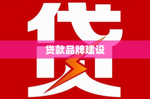 洞口贷款品牌建设