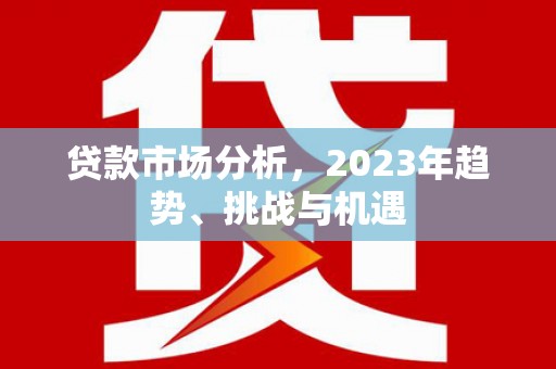 洞口贷款市场分析，2023年趋势、挑战与机遇