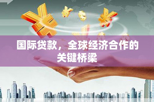 洞口国际贷款，全球经济合作的关键桥梁