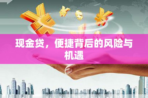 洞口现金贷，便捷背后的风险与机遇