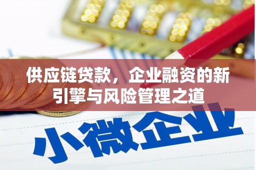 洞口供应链贷款，企业融资的新引擎与风险管理之道