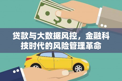 洞口贷款与大数据风控，金融科技时代的风险管理革命