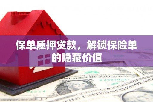 洞口保单质押贷款，解锁保险单的隐藏价值