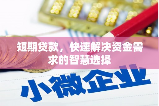洞口短期贷款，快速解决资金需求的智慧选择