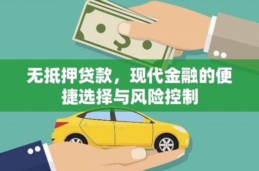 洞口无抵押贷款，现代金融的便捷选择与风险控制