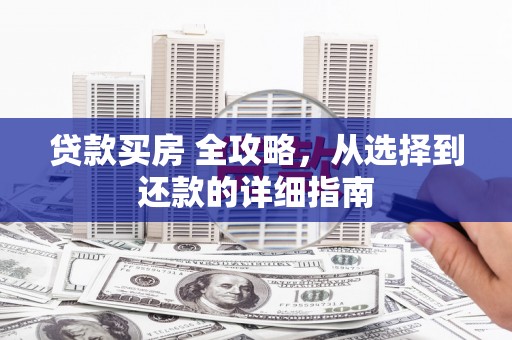 洞口贷款买房 全攻略，从选择到还款的详细指南