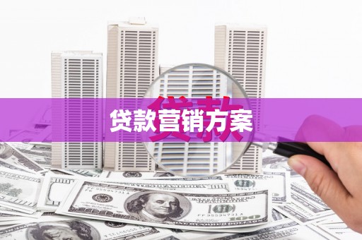 洞口贷款营销方案