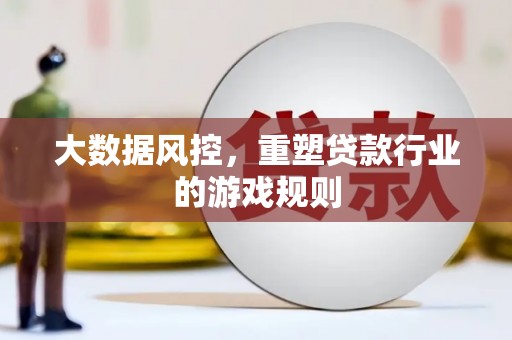 洞口大数据风控，重塑贷款行业的游戏规则