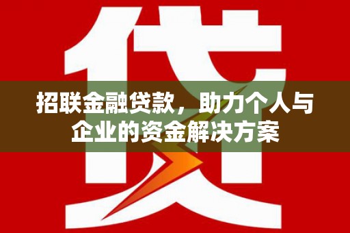 洞口招联金融贷款，助力个人与企业的资金解决方案