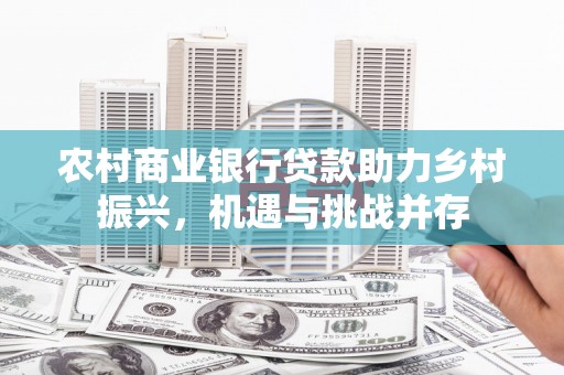 洞口农村商业银行贷款助力乡村振兴，机遇与挑战并存