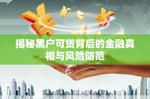 洞口揭秘黑户可贷背后的金融真相与风险防范