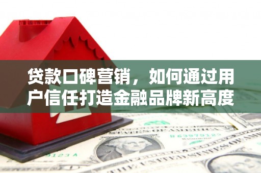 洞口贷款口碑营销，如何通过用户信任打造金融品牌新高度