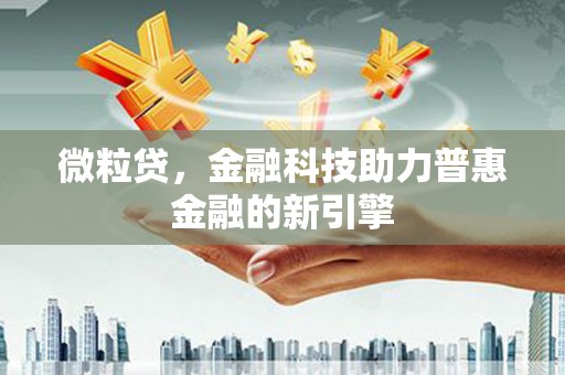 洞口微粒贷，金融科技助力普惠金融的新引擎