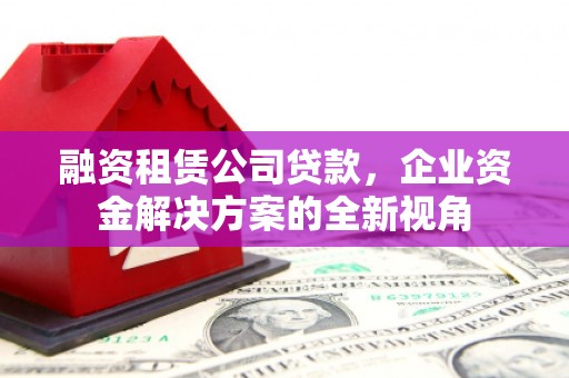 洞口融资租赁公司贷款，企业资金解决方案的全新视角