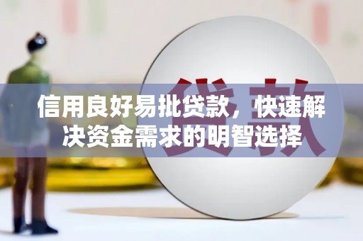洞口信用良好易批贷款，快速解决资金需求的明智选择
