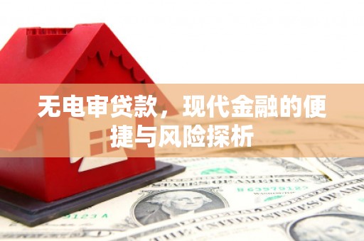 洞口无电审贷款，现代金融的便捷与风险探析