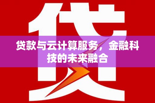 洞口贷款与云计算服务，金融科技的未来融合