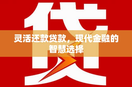 洞口灵活还款贷款，现代金融的智慧选择