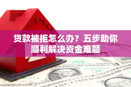 洞口贷款被拒怎么办？五步助你顺利解决资金难题