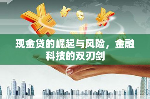 洞口现金贷的崛起与风险，金融科技的双刃剑