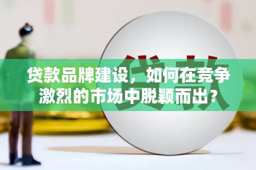 洞口贷款品牌建设，如何在竞争激烈的市场中脱颖而出？