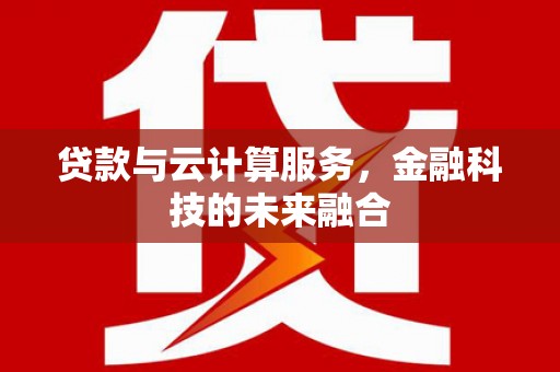 洞口贷款与云计算服务，金融科技的未来融合