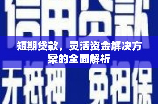 洞口短期贷款，灵活资金解决方案的全面解析