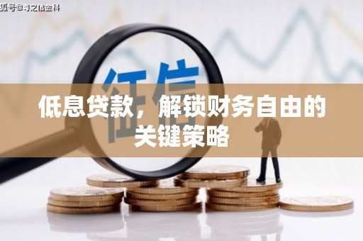 洞口低息贷款，解锁财务自由的关键策略