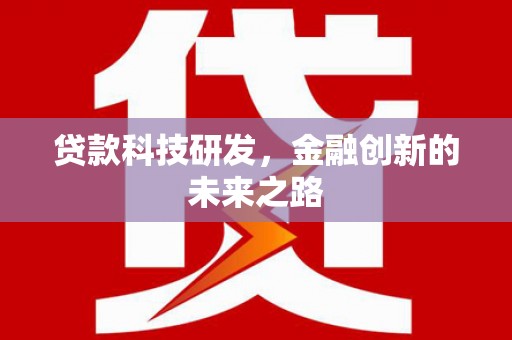 洞口贷款科技研发，金融创新的未来之路