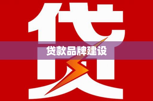 洞口贷款品牌建设