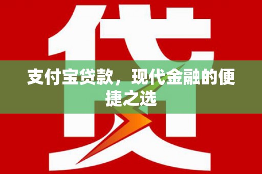 洞口支付宝贷款，现代金融的便捷之选