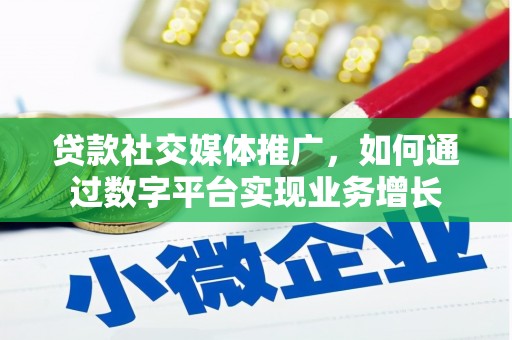 洞口贷款社交媒体推广，如何通过数字平台实现业务增长
