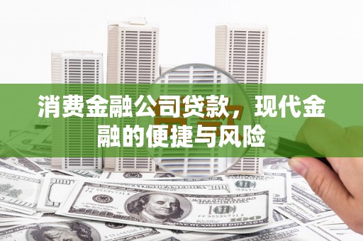 洞口消费金融公司贷款，现代金融的便捷与风险