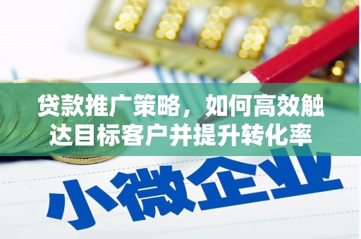 洞口贷款推广策略，如何高效触达目标客户并提升转化率