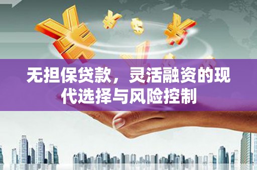 洞口无担保贷款，灵活融资的现代选择与风险控制