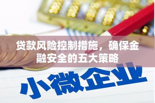 洞口贷款风险控制措施，确保金融安全的五大策略