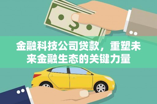 洞口金融科技公司贷款，重塑未来金融生态的关键力量