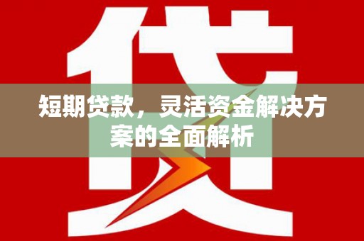 洞口短期贷款，灵活资金解决方案的全面解析