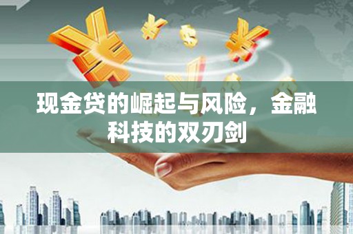 洞口现金贷的崛起与风险，金融科技的双刃剑
