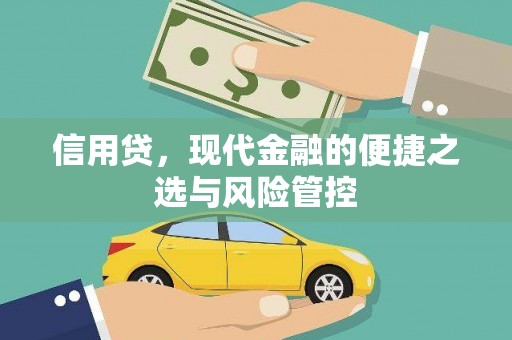 洞口信用贷，现代金融的便捷之选与风险管控