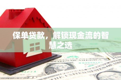 洞口保单贷款，解锁现金流的智慧之选