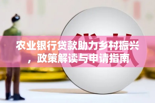 洞口农业银行贷款助力乡村振兴，政策解读与申请指南