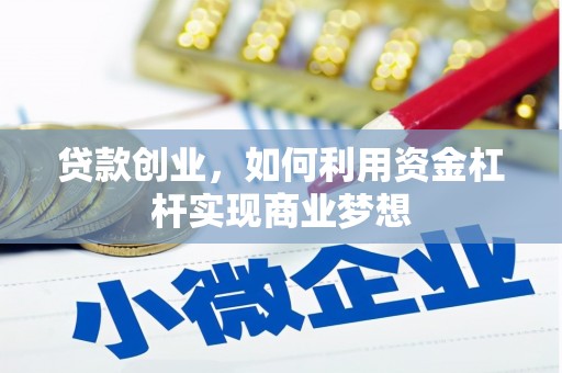 洞口贷款创业，如何利用资金杠杆实现商业梦想