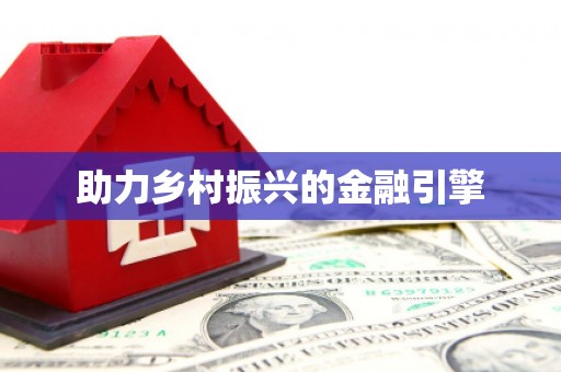 洞口助力乡村振兴的金融引擎